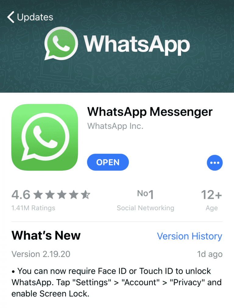 whatsapp screen lock1 | Technea.gr - Χρήσιμα νέα τεχνολογίας