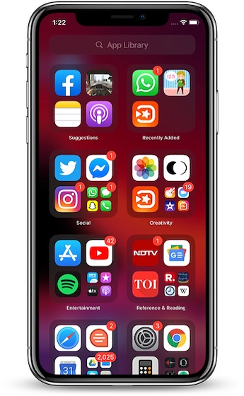 App Library in iOS 141 | Technea.gr - Χρήσιμα νέα τεχνολογίας