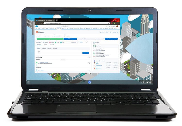Black Laptop with Salesforce21 | Technea.gr - Χρήσιμα νέα τεχνολογίας