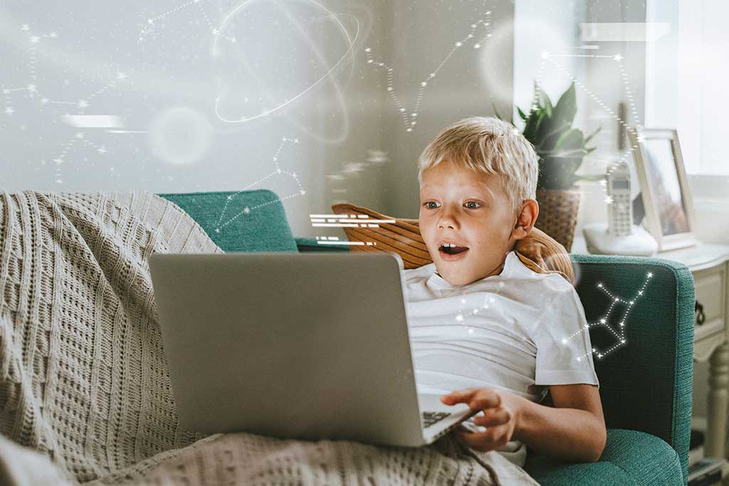 young student studying online through laptop during new normal digital | Technea.gr - Χρήσιμα νέα τεχνολογίας