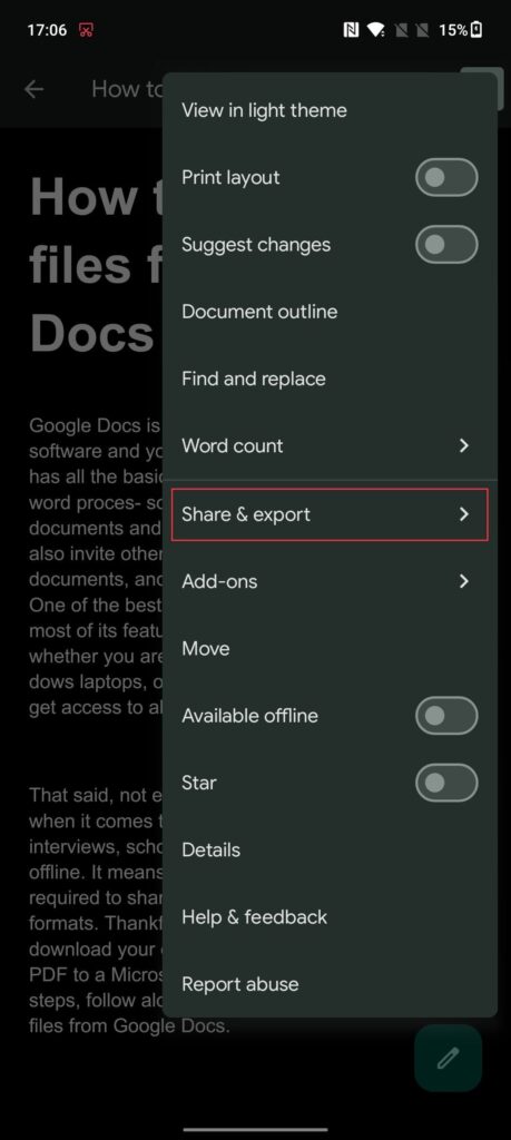 export files from google docs on android 31 | Technea.gr - Χρήσιμα νέα τεχνολογίας